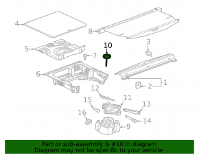 GMC Terrain Spare Tire Mount 18-