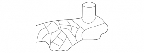 Negative terminal of Toyota Venza battery 21- with sensor