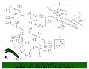 Audi Q7 Windscreen Washer Reservoir Neck 16-