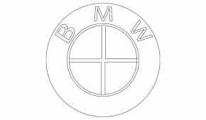Emblem logo BMW tailgate BMW X3 G01 18-
