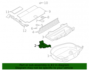 Trunk tray right BMW X7 G07 19-22