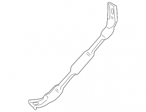 Front bumper reinforcement bracket left BMW X5 E70 07-13