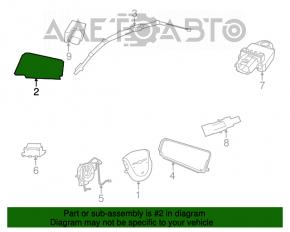 Airbag passenger in the dashboard Chrysler 200 11-14