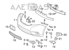 Left fog light plug for Toyota Sienna 11-17 L, LE