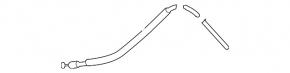 VW Tiguan 09-17 hood release cable rear