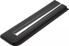 Seat runner trim 2nd row right Infiniti JX35 QX60 13- front right, black, scratches, torn
