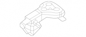Exhaust pipe bracket rear left Mercedes GLE450 W167