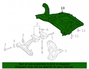 Front subframe Mercedes A-class V177 19-22