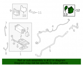 Vacuum pump Lincoln MKC 15- 2.0T