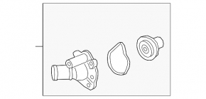 Thermostat housing Ford Ecosport 18-22 2.0