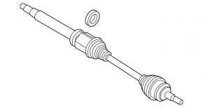 Front right axle drive for Ford Escape MK4 2020 hybrid, plug-in FWD