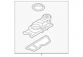 Right oil separator for Porsche Cayenne 19-26 4.0
