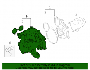 Thermostat housing Audi A3 8V 15-20 2.0T