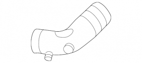 Air duct for manifold VW Passat b7 12-14 USA 2.5 under EGR