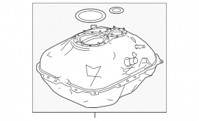 Fuel tank Honda Clarity 18-21 usa