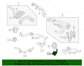Auxiliary cooling pump bracket for Volkswagen ID.4 21-25 AWD, type 2