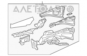 Mercedes W211 front left quarter panel without mudguard