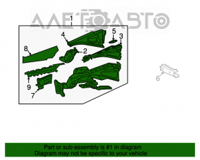 Mercedes W211 front left quarter panel without mudguard