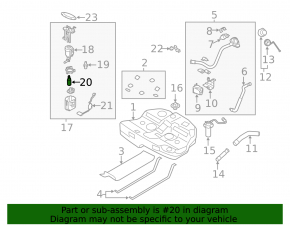 Fuel pump petrol pump Hyundai Sonata 11-12 hybrid