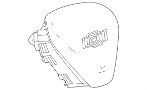 Airbag in the steering wheel driver's Chevrolet Cruze 16-
