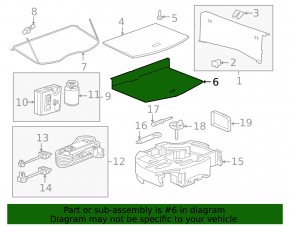 Chevrolet Bolt EUV 22-23 Trunk Floor Covering Black