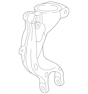 Front left shock absorber fork Audi Q7 16-