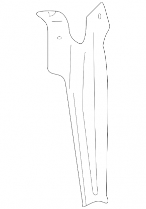 Lexus IS200 IS300 99-05 Hood Lock Bar