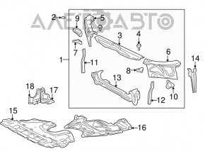 Lexus IS200 IS300 99-05 Hood Lock Bar