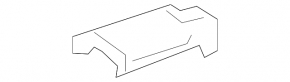 Plug for the inner seal of the front right door glass of Lexus ES 19-26 front