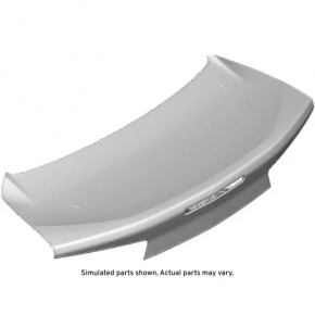 Chevrolet Camaro 16- Coupe Trunk Lid, Silver GAN, Non Factory Holes