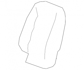 Chevrolet Equinox 22-24 driver's seat without airbag, manual, combination cloth, black and gray, dry-cleanable, chip cut off