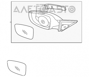 Rear bumper reinforcement Hyundai Sonata 15-17 under fangs