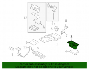 Subaru Outback 10-14 Cup Holder