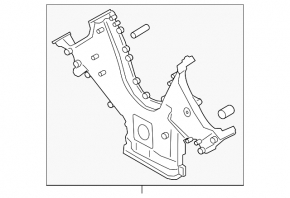 Porsche Macan 15-18 3.0T CTMA Engine Front Cover