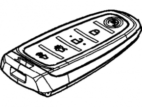 Ford C-max MK2 13-18 SEL smart 3 button key
