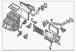 Mazda CX-50 23-25 auto heater and air conditioner assembly
