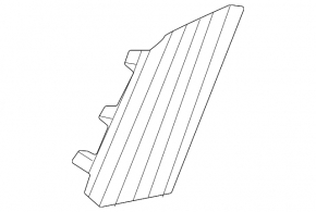 Right rear bumper trim for Mazda CX-50 2023-2025