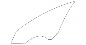 Front left door glass for Mercedes CLA 14-19