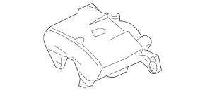 Caliper assembly front right GMC Terrain 10-17 rusty