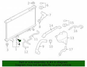 Infiniti Q60 17-20 3.0 Engine Coolant Temperature Sensor