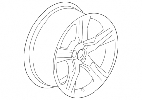 Wheel disk R20 Chevrolet Camaro 16- SS 8.5J et25