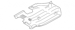 Underbody protection rear left Volvo XC60 18-23