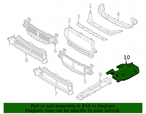 Underbody protection rear left Volvo XC60 18-23