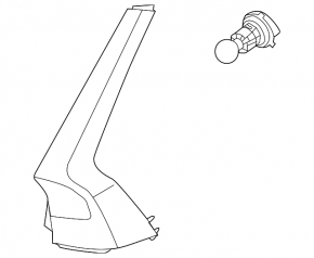 Lamp outer wing right Volvo V90 17-20 usa T5, T6 code: JA02