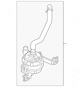 Auxiliary cooling pump for inverter Hyundai Ioniq 17-22 HEV, PHEV