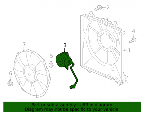 Cooling Fan Motor Right Honda Insight 19-22 1.5T