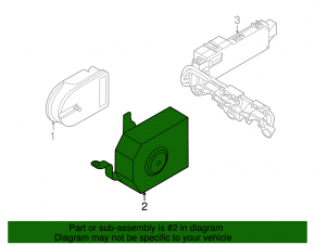 Siren housing VW CC 13-17