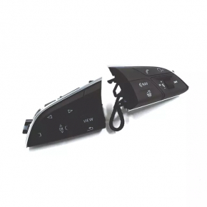 Steering wheel control buttons in assembly Audi Q5 80A 18- for steering wheel heating, broken mount