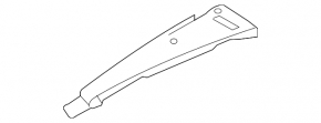 Right underhood trim for Lexus LS460 07-12
