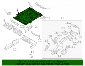 VW Tiguan 18-24 AWD trunk trough